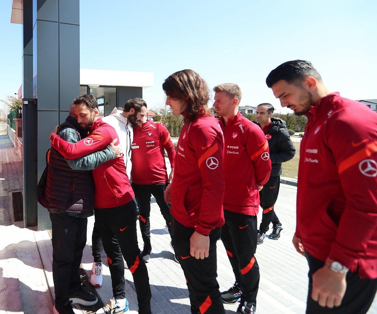 A Milli Takımımız, Ahmet Çalık'ın ailesini ziyaret etti