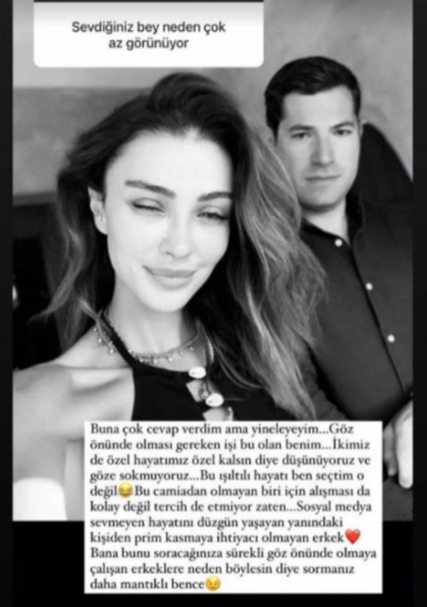 Özge Ulusoy'dan Hacı Sabancı'ya gönderme