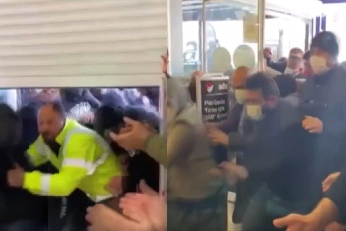 Ankara'da indirimi duyan vatandaşlar mağazaya akın etti