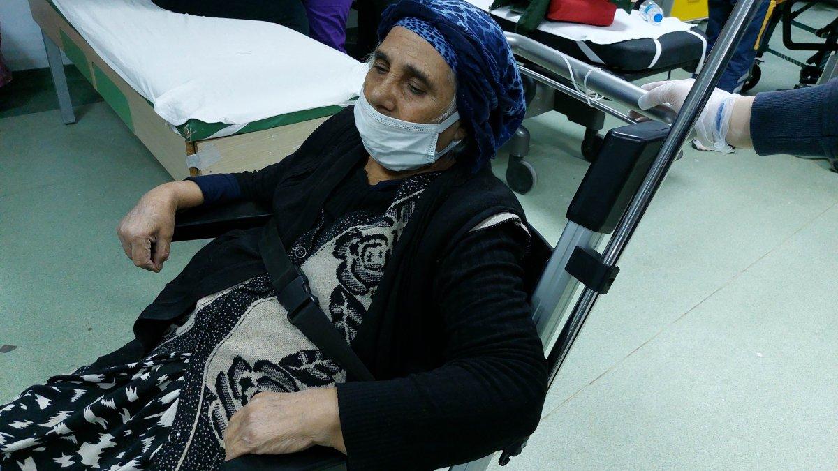 Samsun'da hastanede oğlu tarafından darbedildi