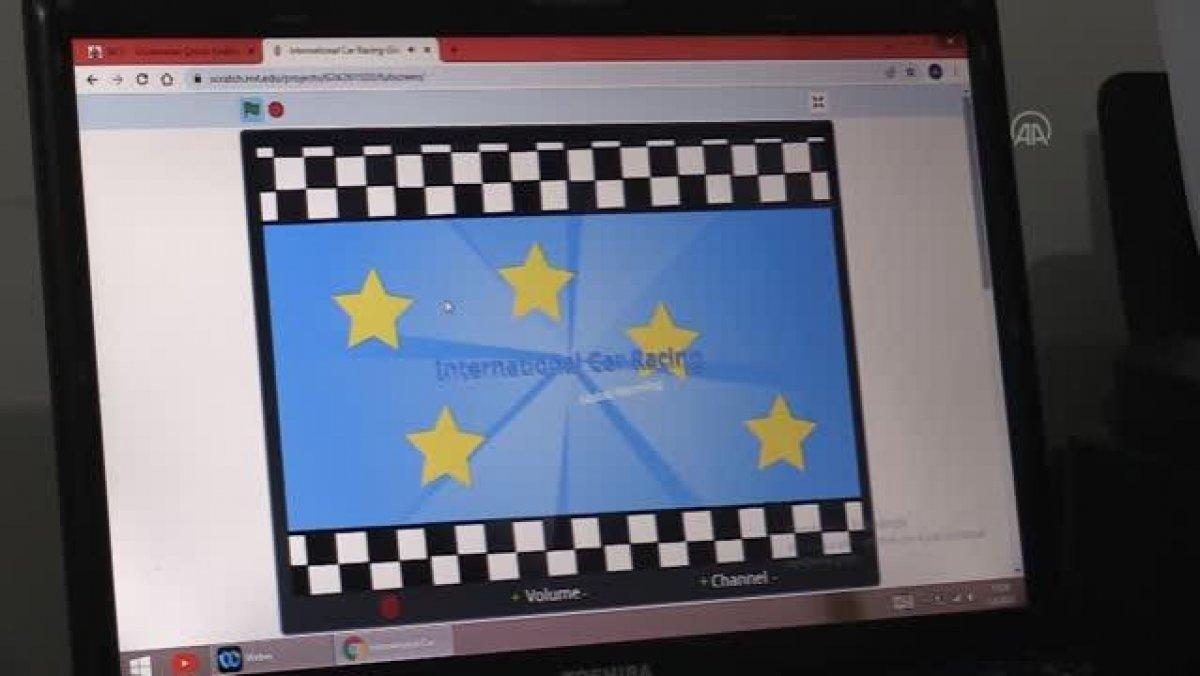 10 yaşındaki Yüksel, uluslararası kodlama yarışmasında birinci oldu