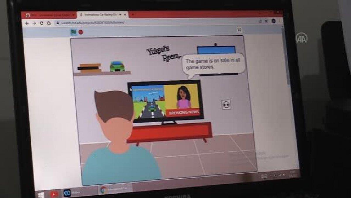 10 yaşındaki Yüksel, uluslararası kodlama yarışmasında birinci oldu