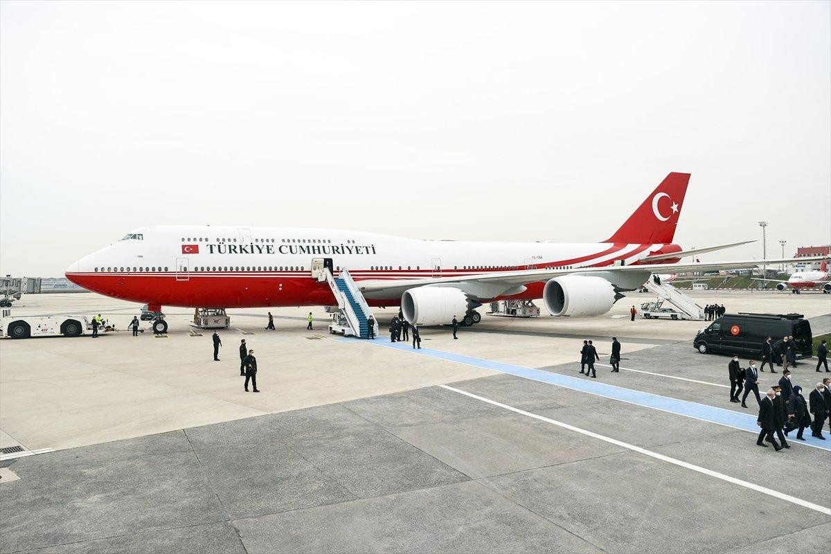 Cumhurbaşkanı Erdoğan Özbekistan'a gitti