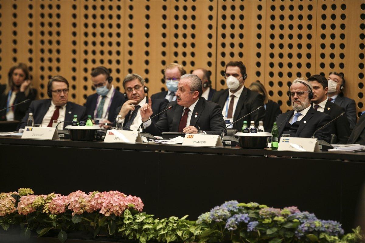 Mustafa Şentop'tan AB toplantısında tepki: Türkiye'ye at gözlüğü ile bakmayın