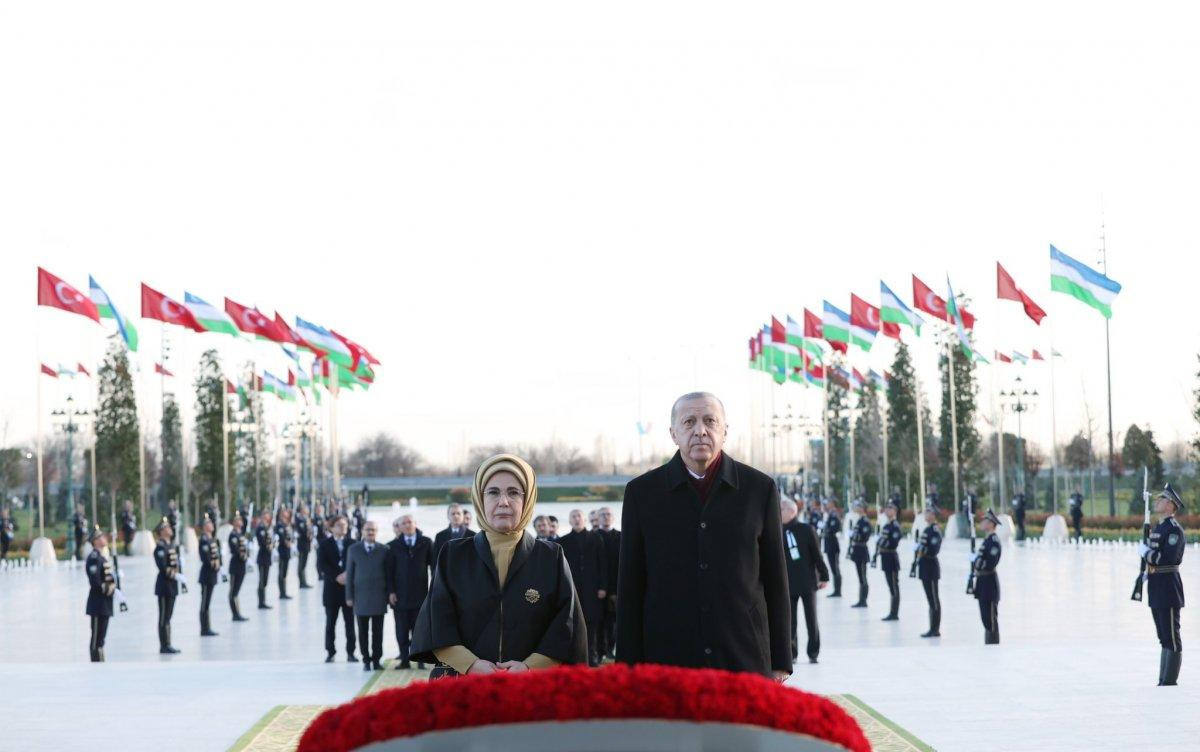 Cumhurbaşkanı Erdoğan Özbekistan'a gitti
