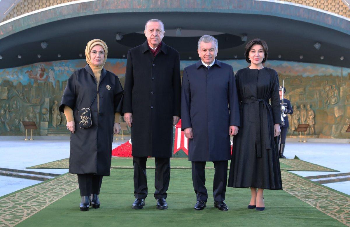 Cumhurbaşkanı Erdoğan Özbekistan'a gitti