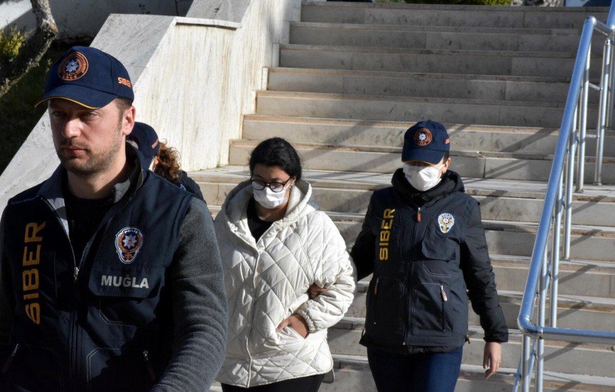 Muğla'da dolandırıcılıktan 33 kaydı bulunan Gamze tutuklandı