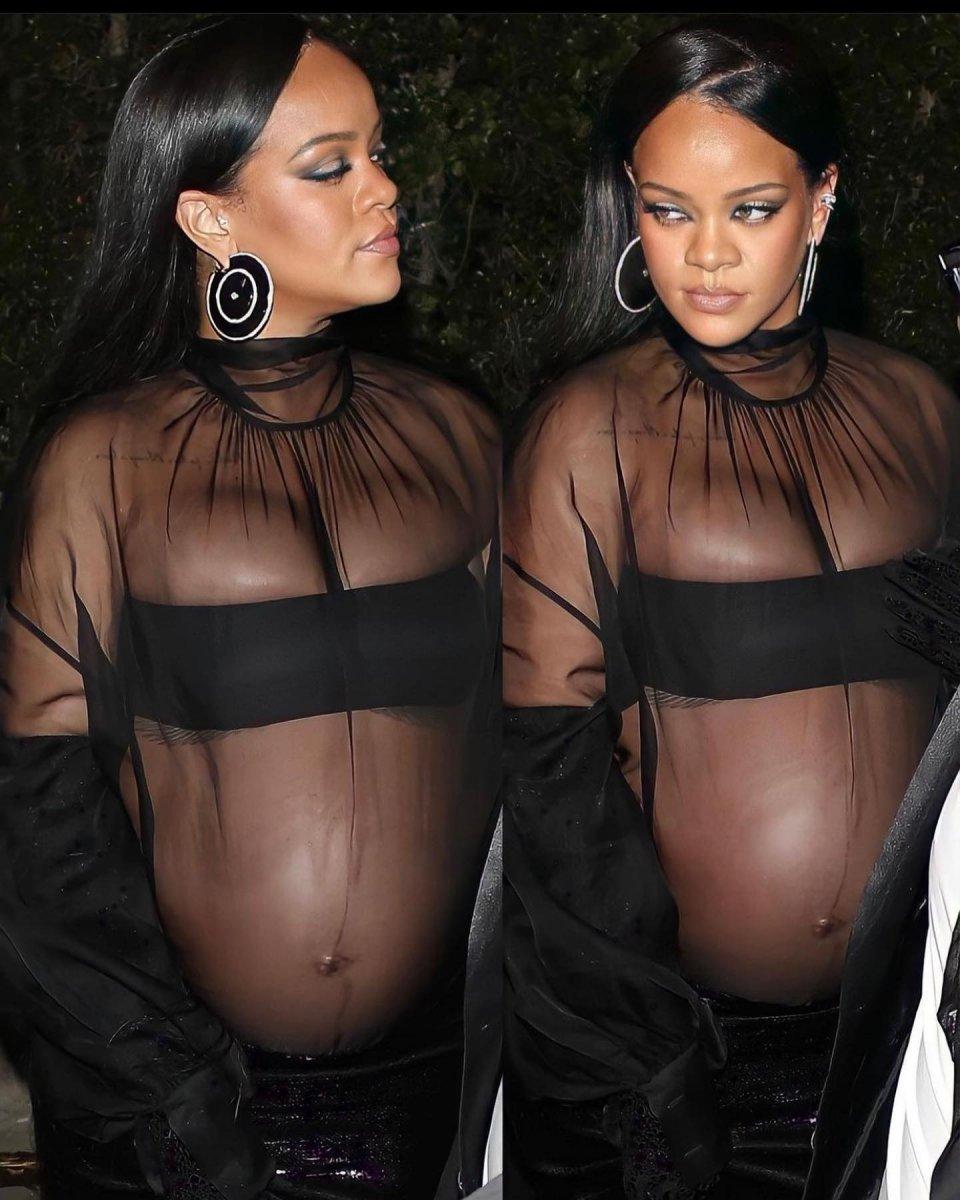 Rihanna'nın parti kıyafeti