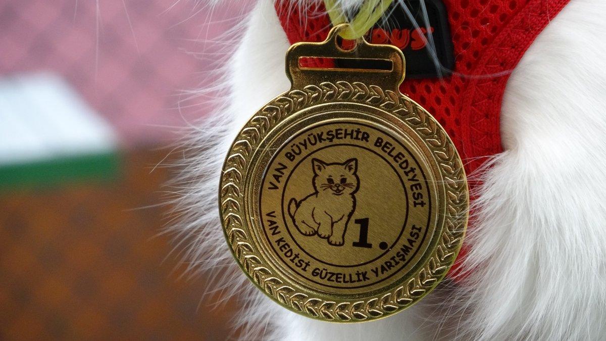 Van'daki güzellik yarışmasının birincisi, ziyaretçilerin ilgi odağında