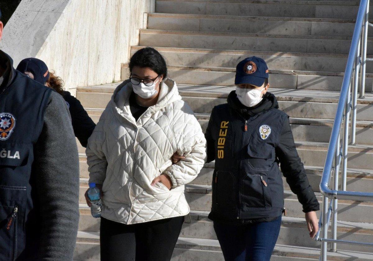 Muğla'da dolandırıcılıktan 33 kaydı bulunan Gamze tutuklandı