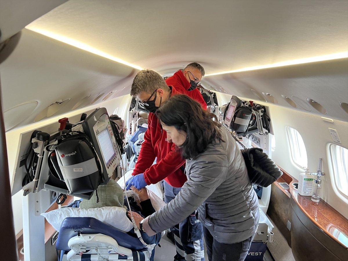 Almanya’da yeterli sağlık hizmeti alamayan hastalar, Türkiye’ye nakledildi