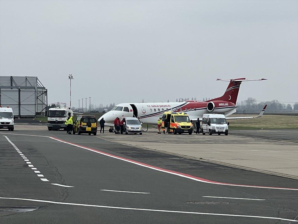 Almanya’da yeterli sağlık hizmeti alamayan hastalar, Türkiye’ye nakledildi