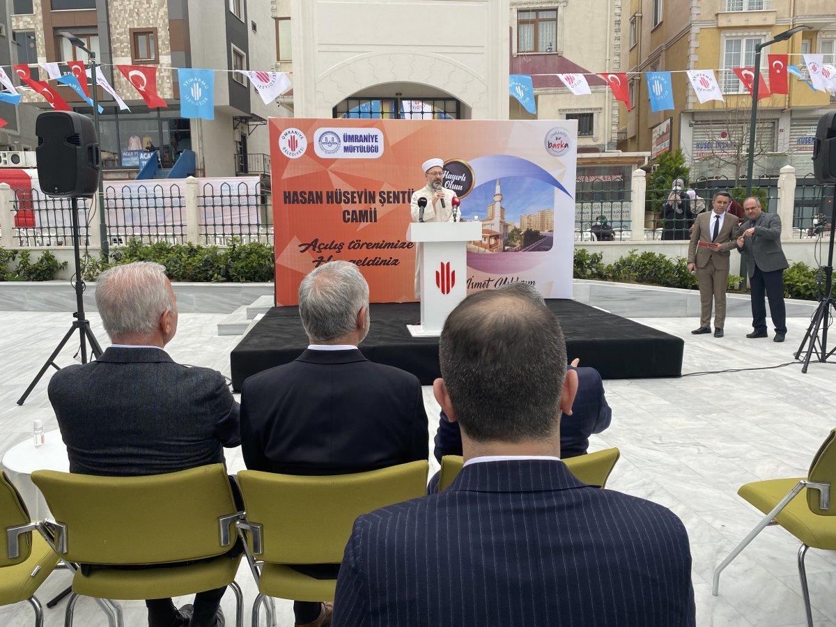 Ali Erbaş: 90 bin camimiz var dediğimizde Müslümanlar gururlanıyor