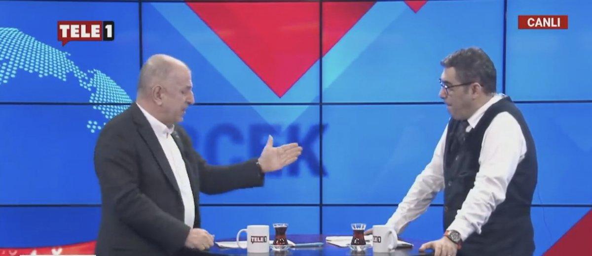 Enver Aysever ve Ümit Özdağ arasında gergin anlar