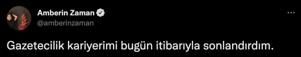 Amberin Zaman: Gazeteciliği bıraktım