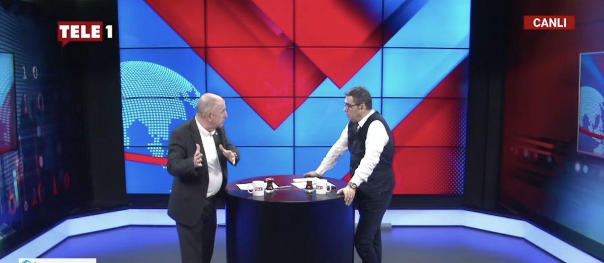 Enver Aysever ve Ümit Özdağ arasında gergin anlar