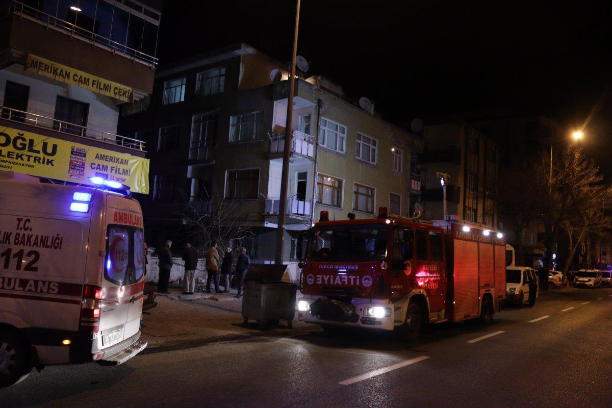 Kayseri'de feci yangın: 1 ölü, 4 yaralı