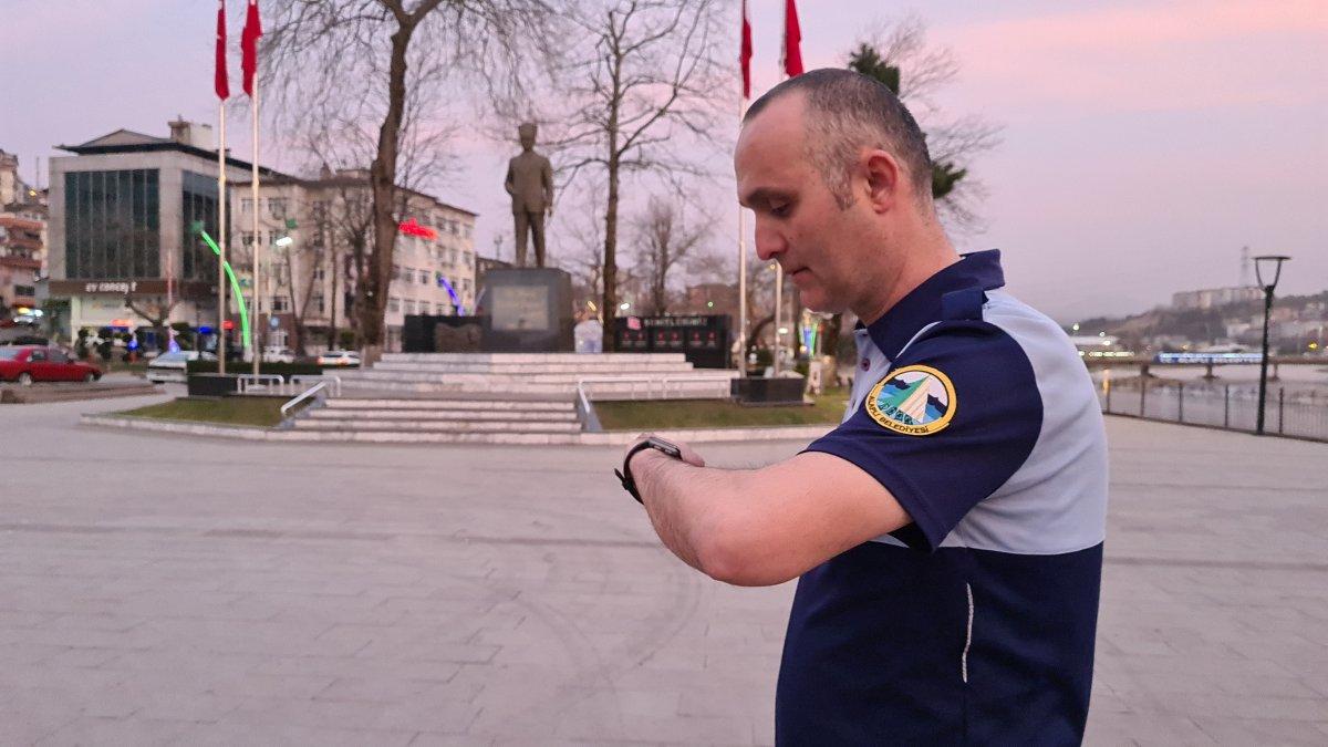 Zonguldak'ta Ramazan topu yerine ses bombası atıldı