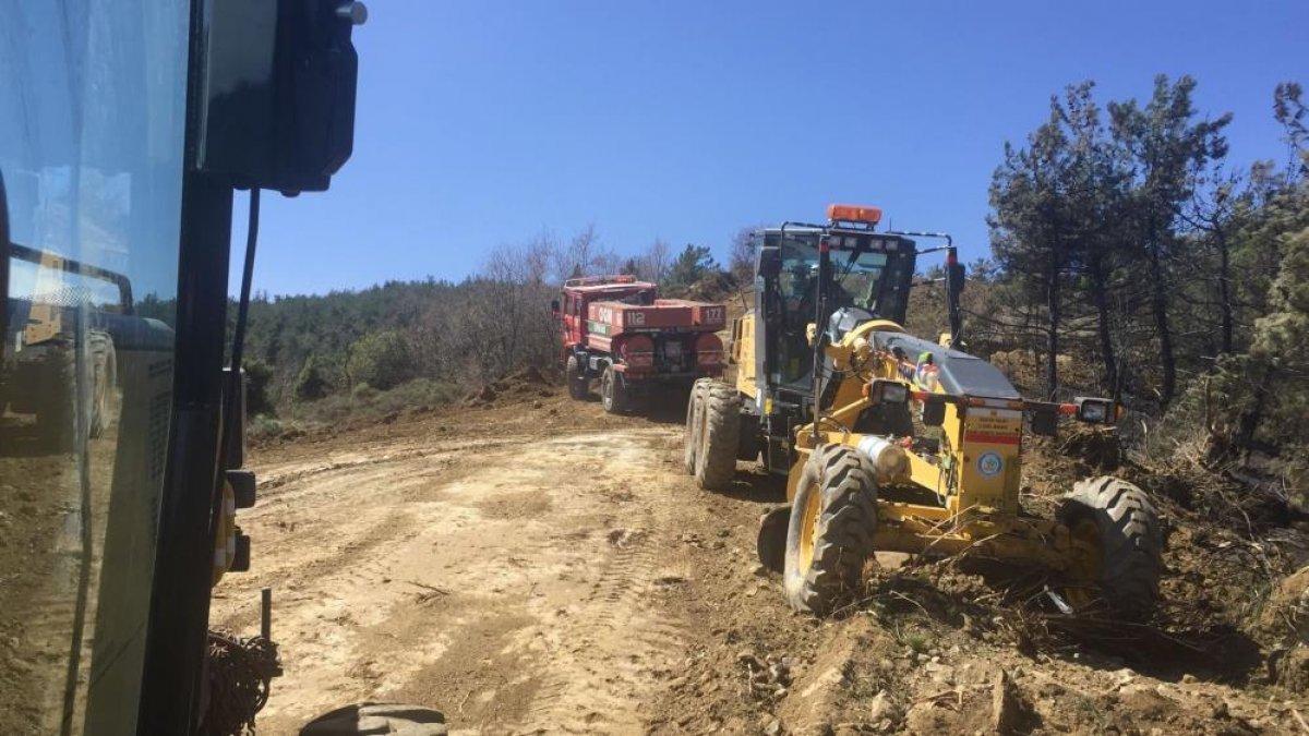 Bilecik'te dün başlayan orman yangını söndürüldü