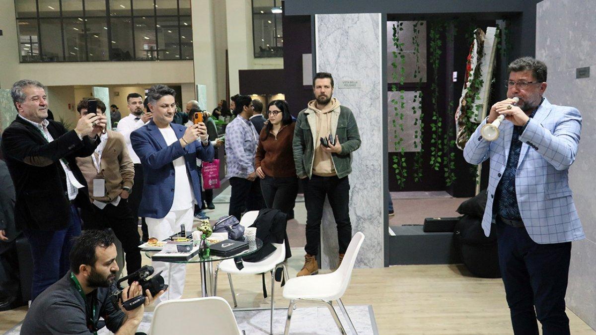 Ordulu klarnet yapım ustası, mermerden zurna yaptı