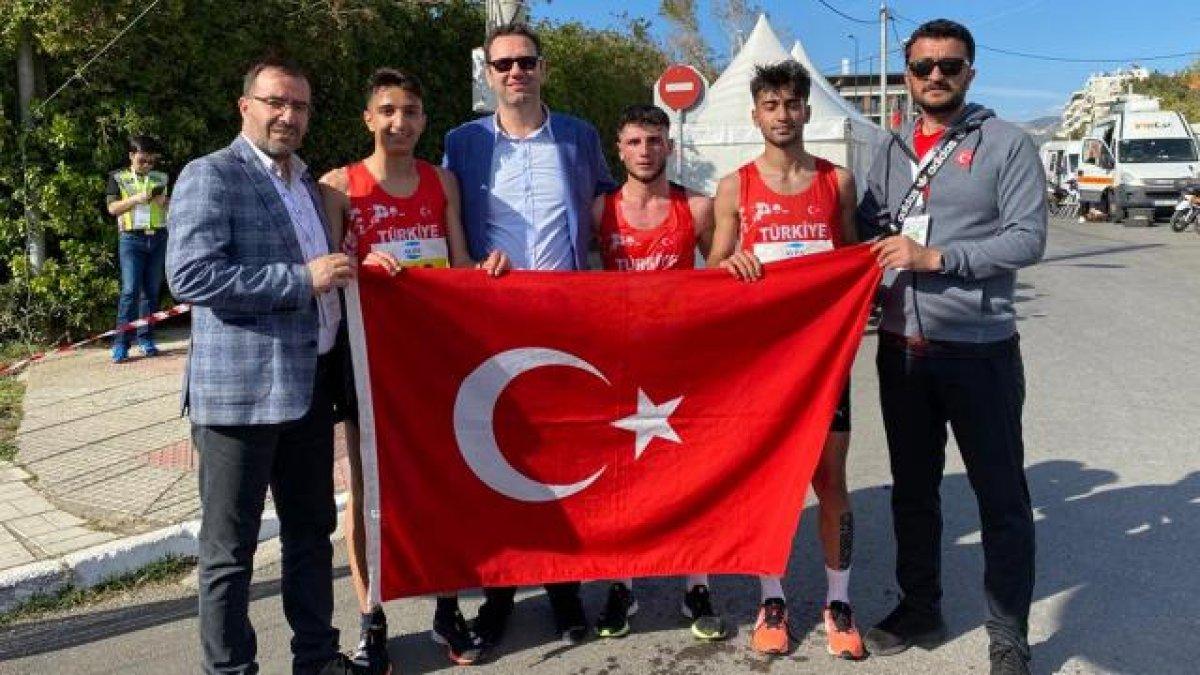 Balkan Yürüyüş Şampiyonası'nda milli atletlerden 13 madalya