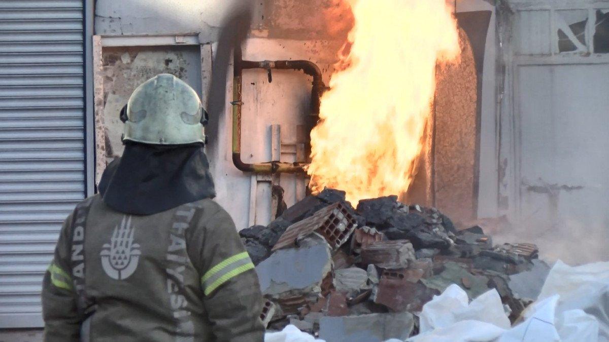 Bağcılar’da doğalgaz borusunda patlama