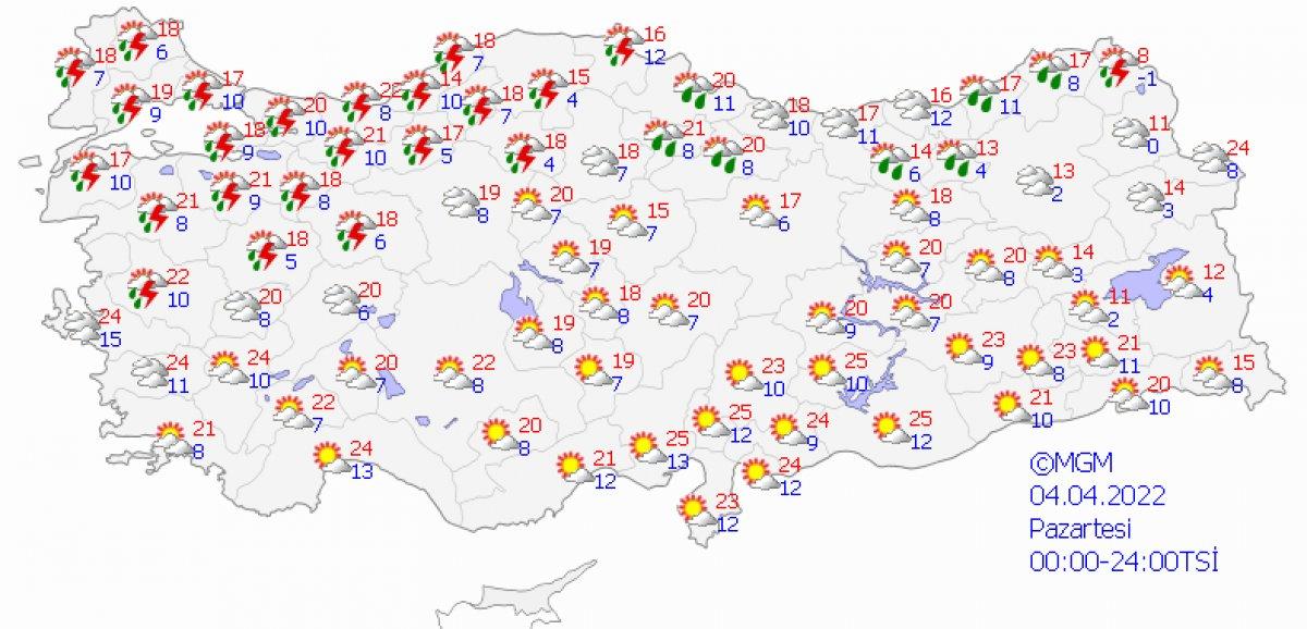 Meteoroloji, 49 il için turuncu ve sarı kodlu uyarıda bulundu