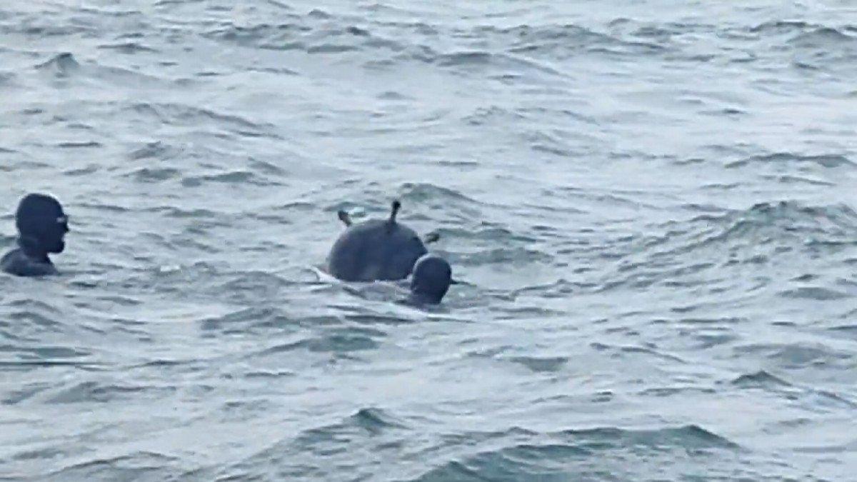 MSB, Boğaz ve İğneada açıklarındaki mayınların imha edilme anlarını paylaştı