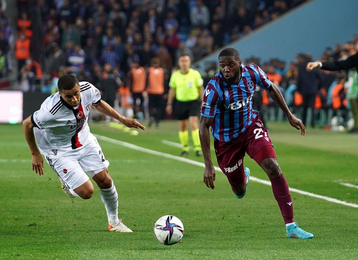 Trabzonspor ile Beşiktaş berabere kaldı