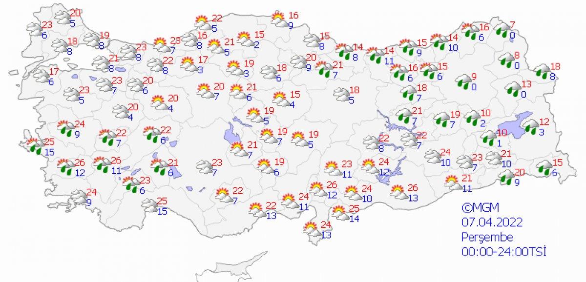 Meteoroloji, 49 il için turuncu ve sarı kodlu uyarıda bulundu