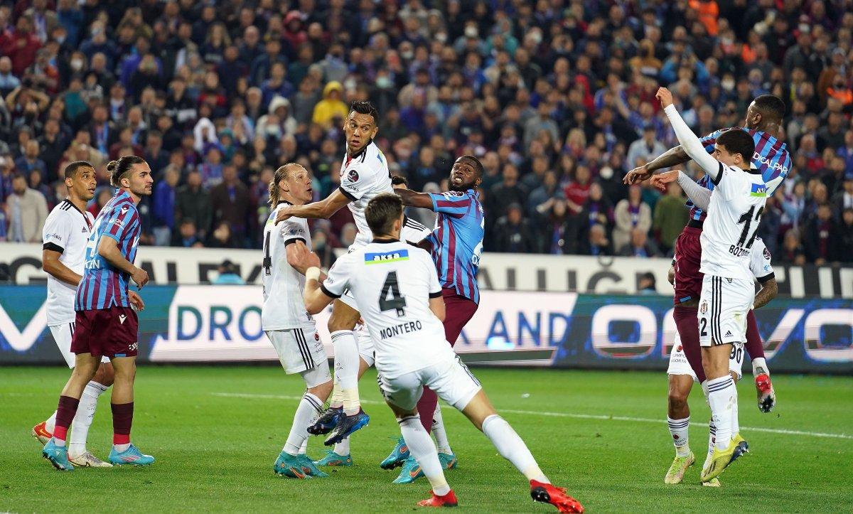 Trabzonspor ile Beşiktaş berabere kaldı