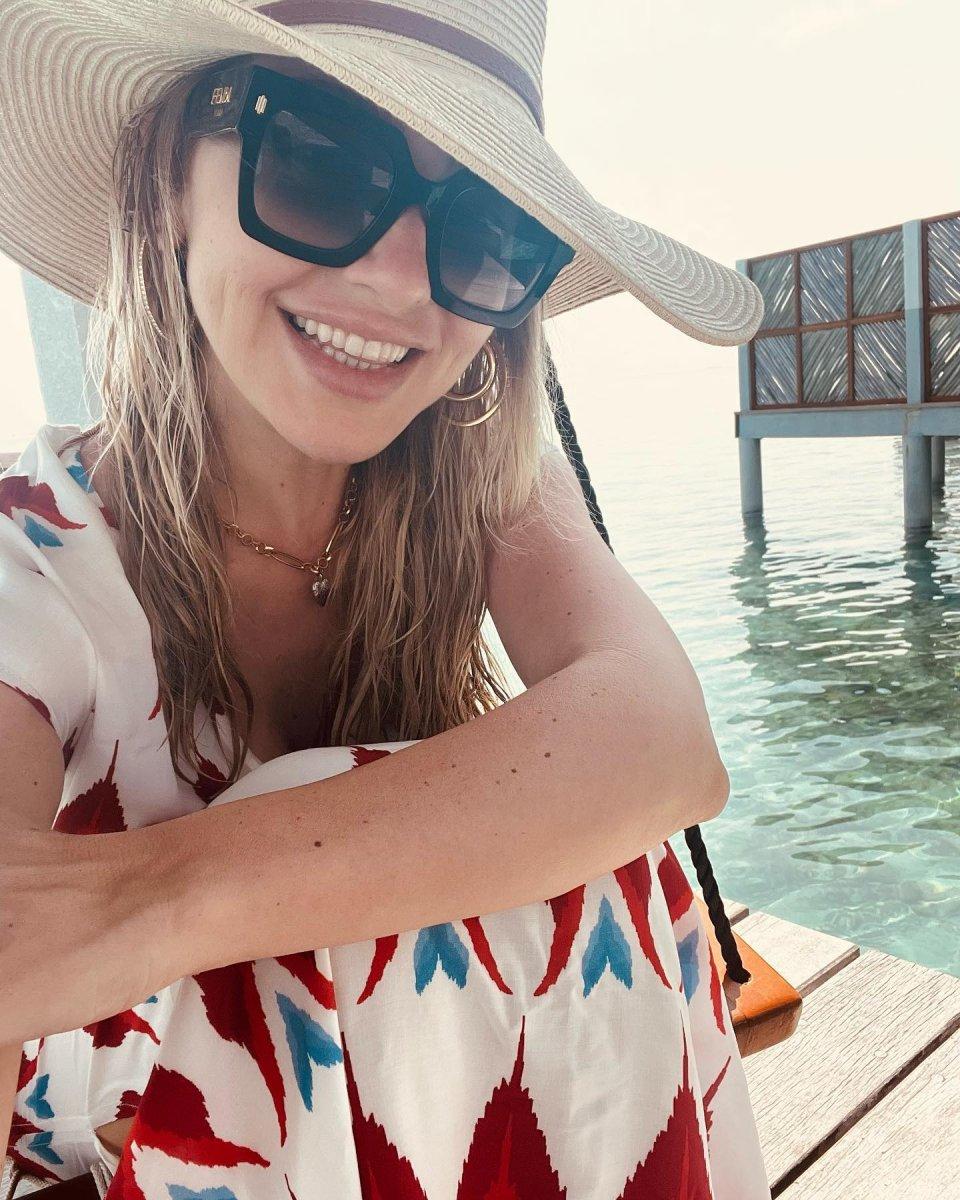 Hadise ile Mehmet Dinçerler'in Maldivler tatilinden kareler