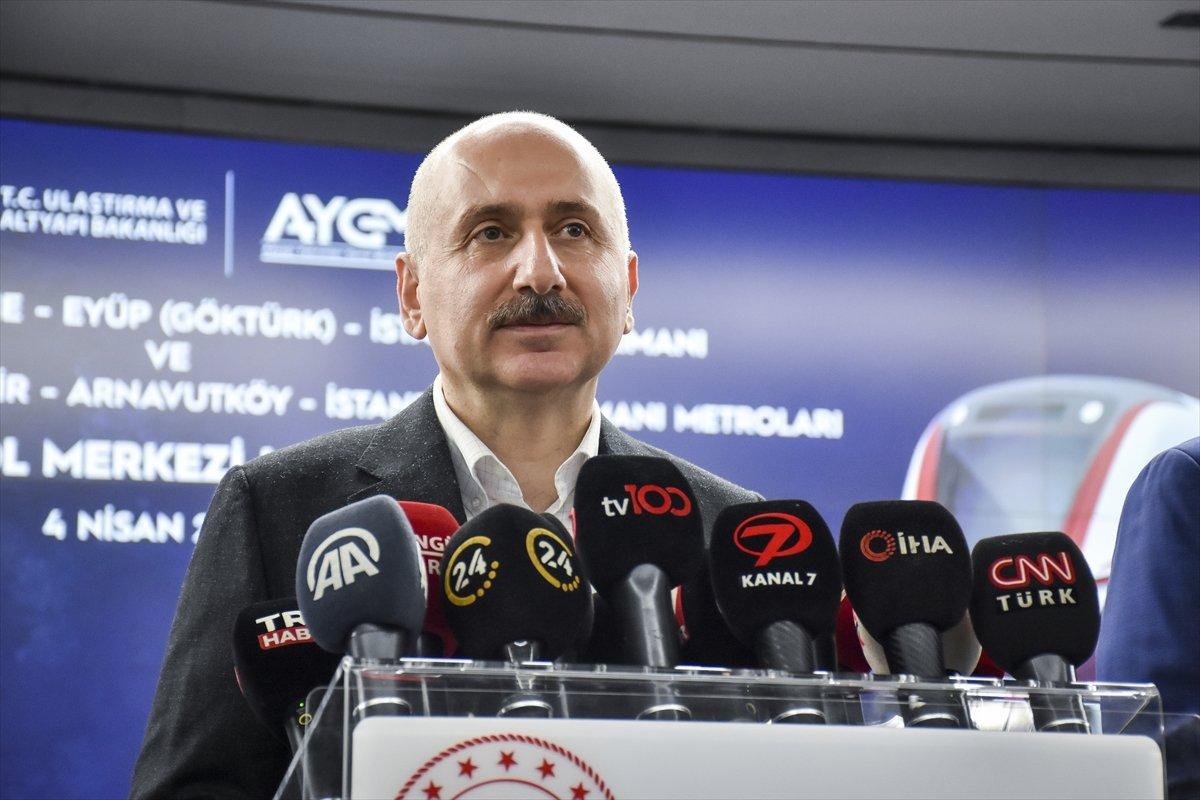 Gayrettepe-İstanbul Havalimanı metro hattında yüzde 98 ilerleme kaydedildi