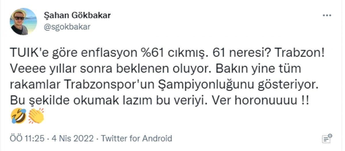 Şahan Gökbakar'ın enflasyon yorumu