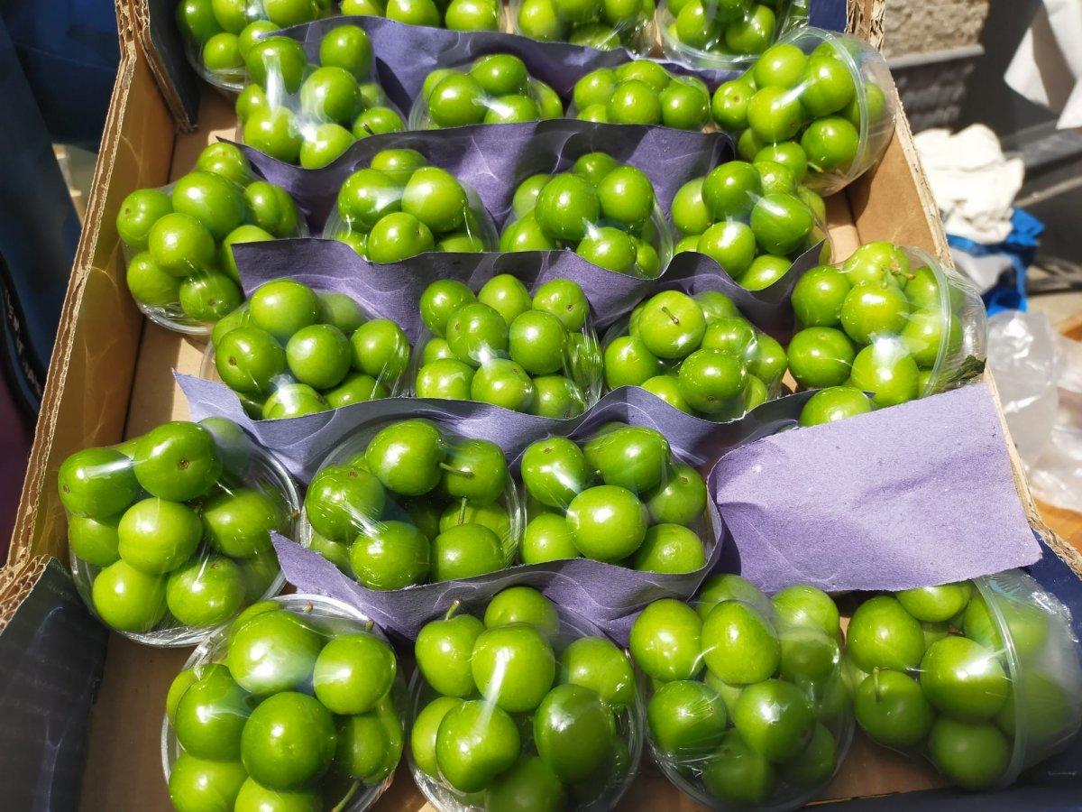 Yazın vazgeçilmezi erik tanesi 3 liradan tezgahlarda