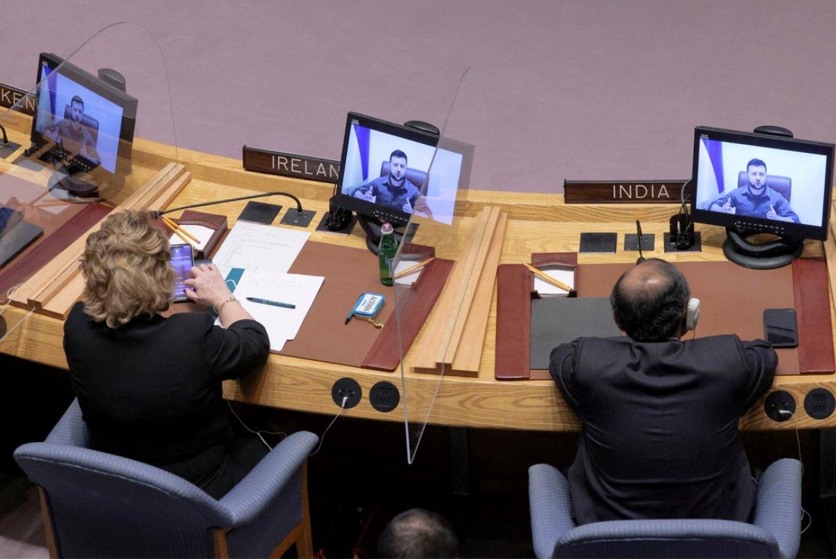 Vladimir Zelensky BMGK'ya seslendi