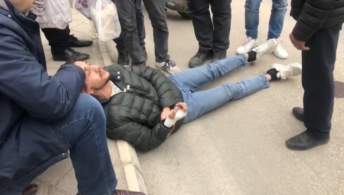 Elazığ’da kaza yapan genç, askerlik sınavına girecektim diye ağladı