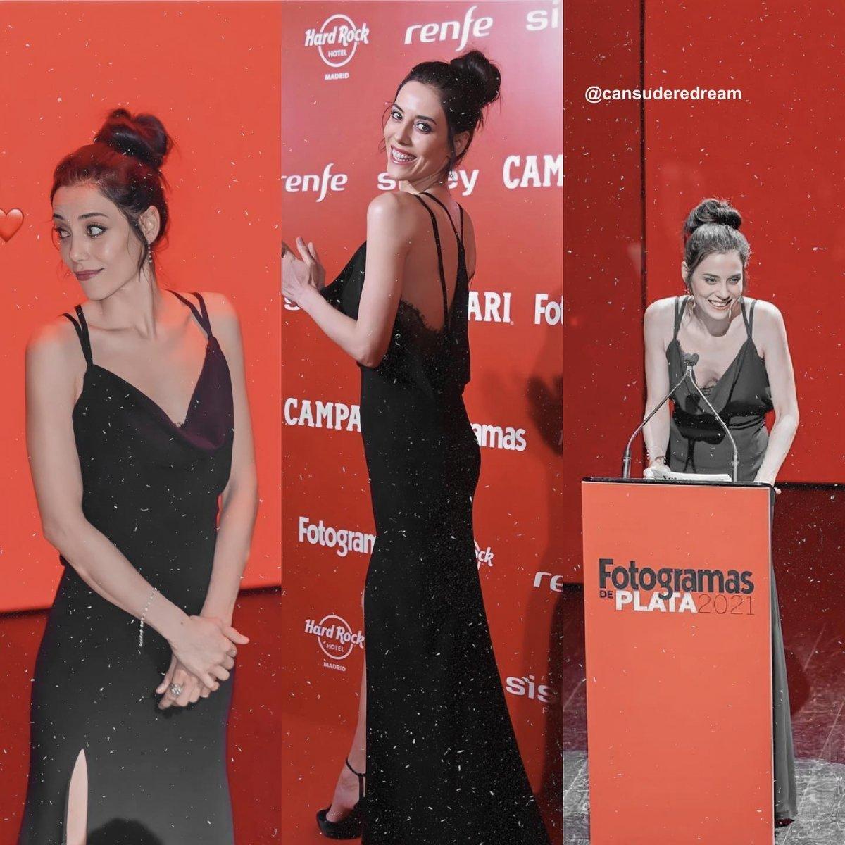 Cansu Dere, La Case De Papel oyuncusuna ödül verdi