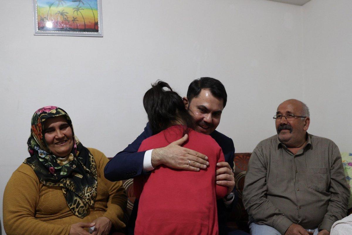 Murat Kurum, Sincan’da Aydın Ailesi'ni ziyaret etti