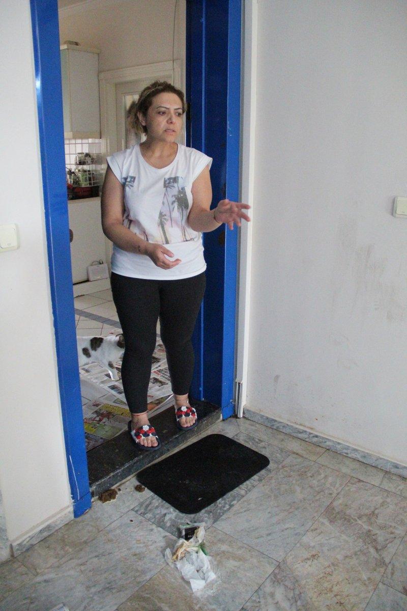 Antalya’da kadın komşunun eziyeti