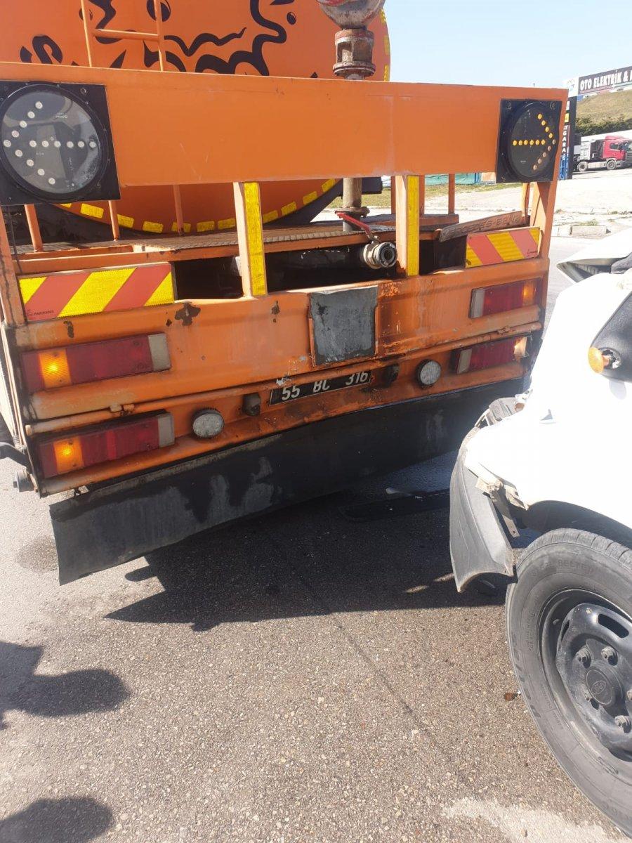 Samsun'da zincirleme kaza: 3 araç birbirine girdi