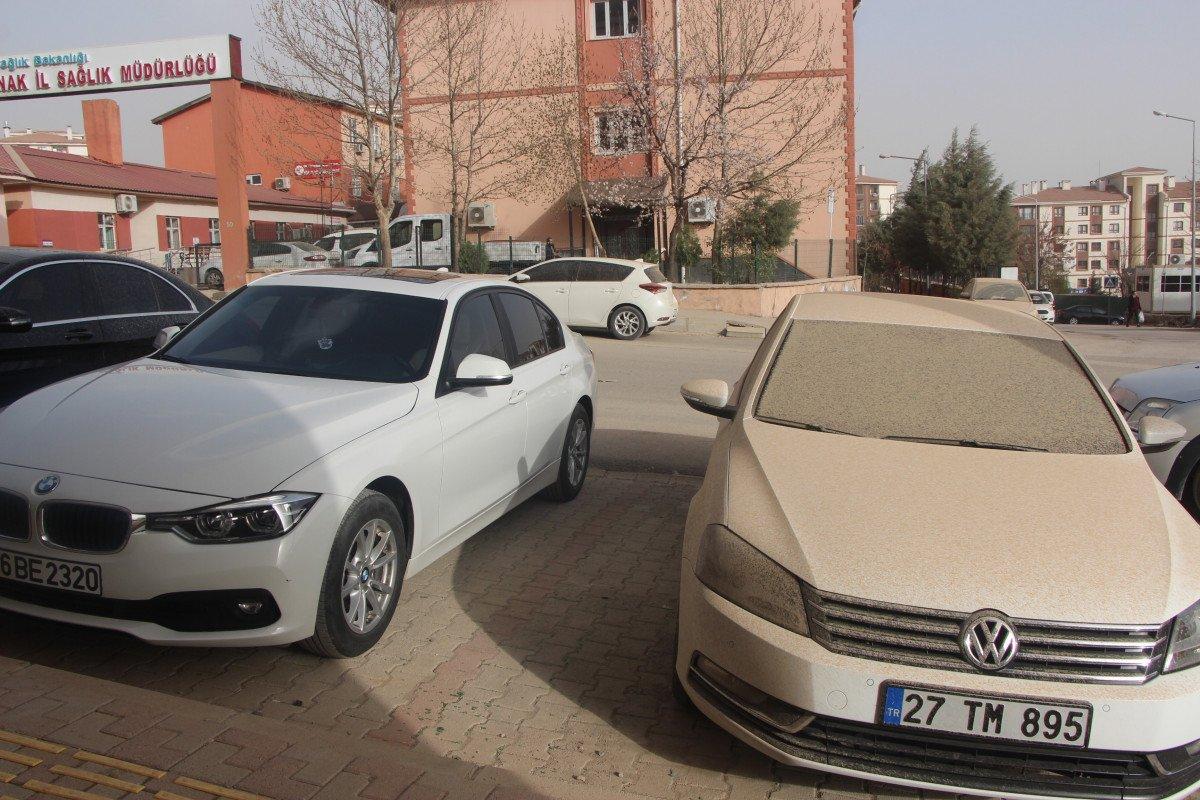 Toz taşınımı Güneydoğu'da etkisini gösterdi