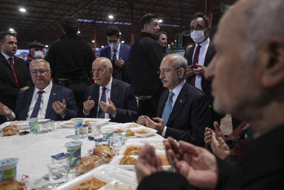 Kemal Kılıçdaroğlu, Yenimahalle Belediyesinin iftar programına katıldı