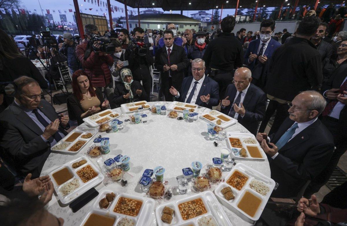 Kemal Kılıçdaroğlu, Yenimahalle Belediyesinin iftar programına katıldı