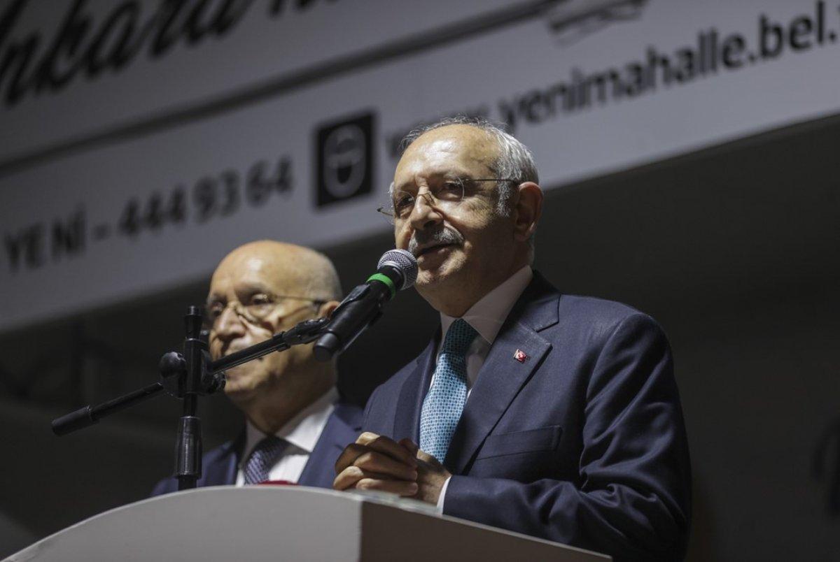 Kemal Kılıçdaroğlu, Yenimahalle Belediyesinin iftar programına katıldı
