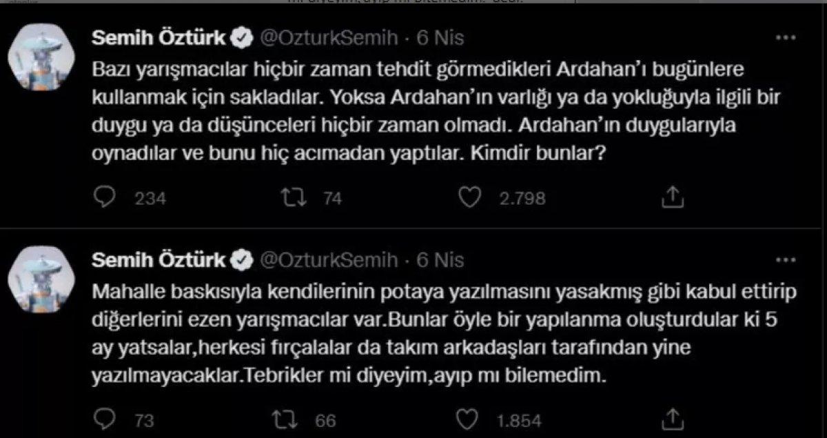Semih Öztürk'ten Ardahan yorumu