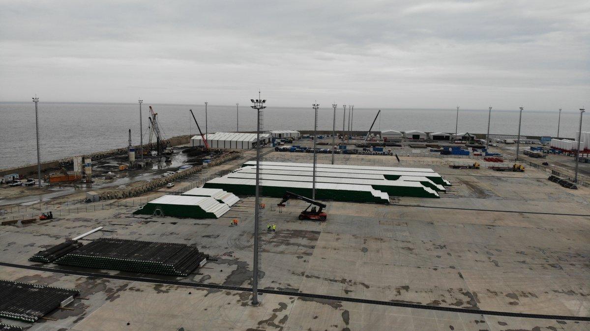 540 milyar metreküp doğalgazı taşıyacak boruların sevkiyatı sürüyor