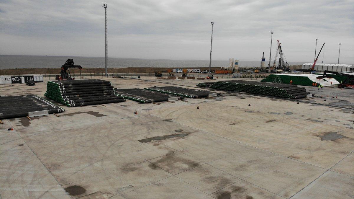 540 milyar metreküp doğalgazı taşıyacak boruların sevkiyatı sürüyor