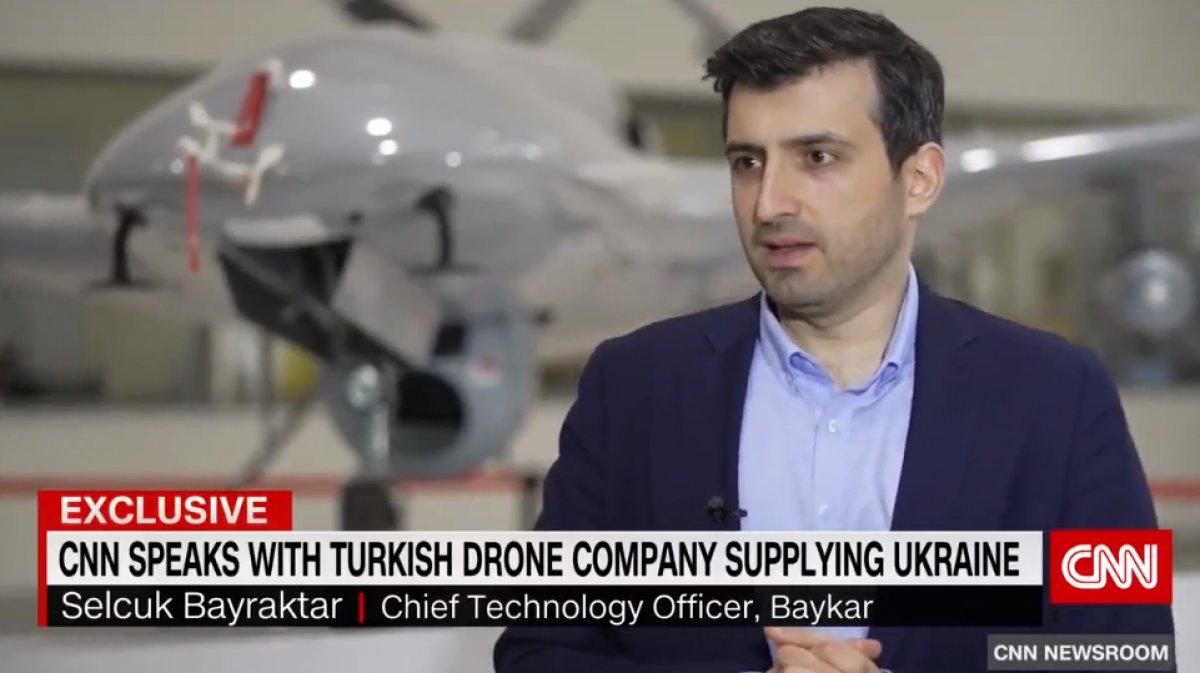 CNN International, Türk SİHA'ları için Selçuk Bayraktar'la konuştu