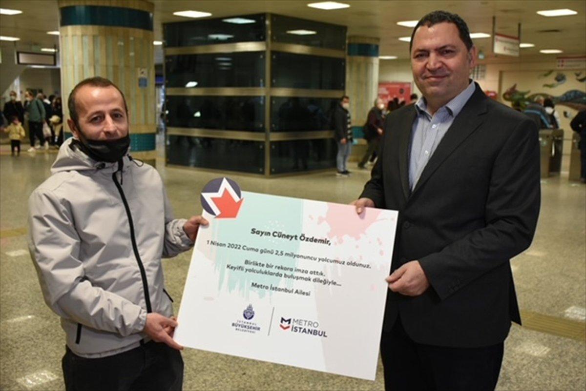 Metro İstanbul, 1 Nisan'da 2 milyon 520 bin yolcu taşıdı
